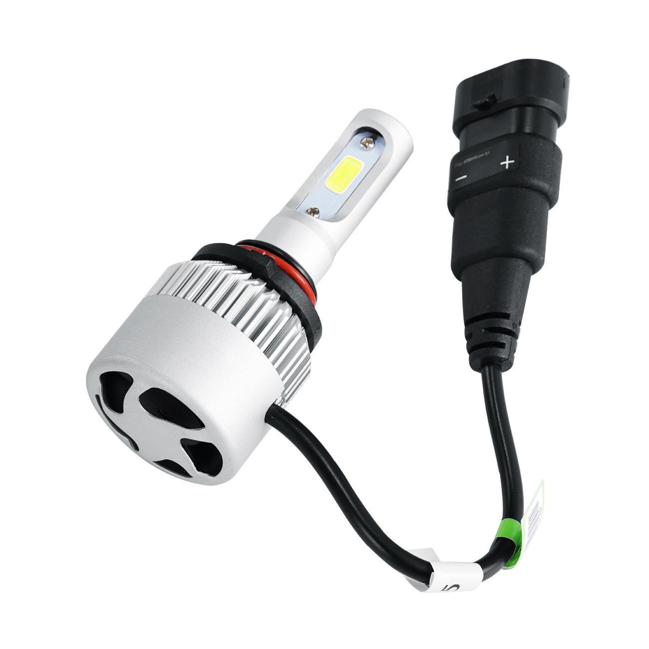 Series F-S2 9005 28W-LED Silver Edition COB Integrated Automotive Front Headlights Low End Edition