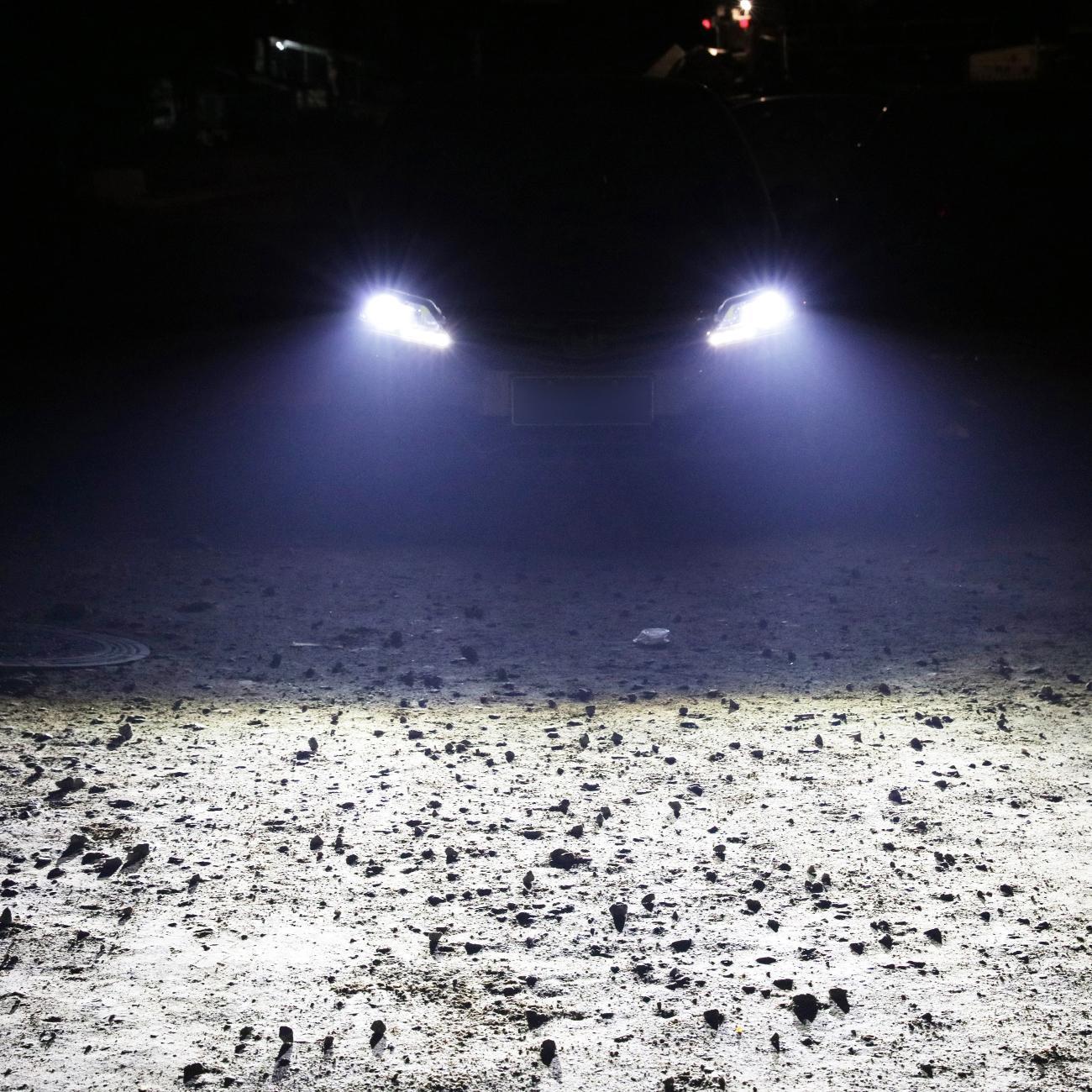 Series F-S2 9005 28W-LED Silver Edition COB Integrated Automotive Front Headlights Low End Edition