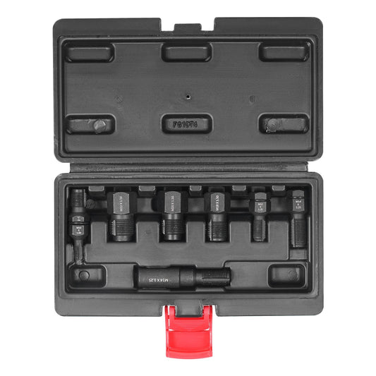 7PCS Thread Chaser Set Metric Thread Restorer Tool Automotive Rethreading